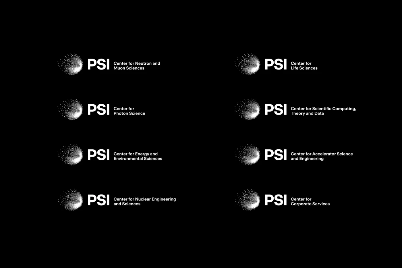 All Center Logos of PSI